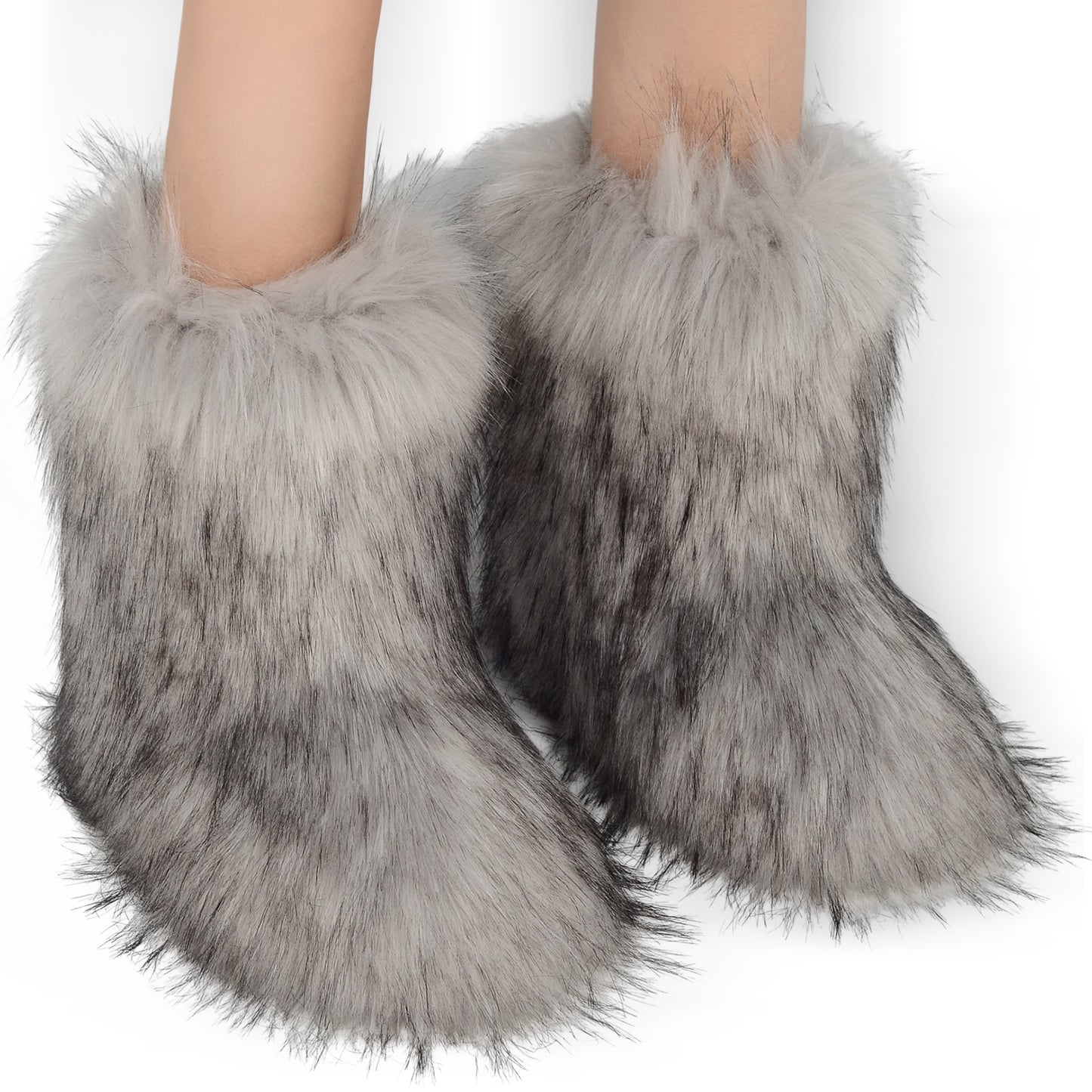 Mid-calf Fur Boots